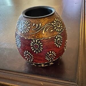 Votive candle holder.  Beautiful Handcrafted Decorative